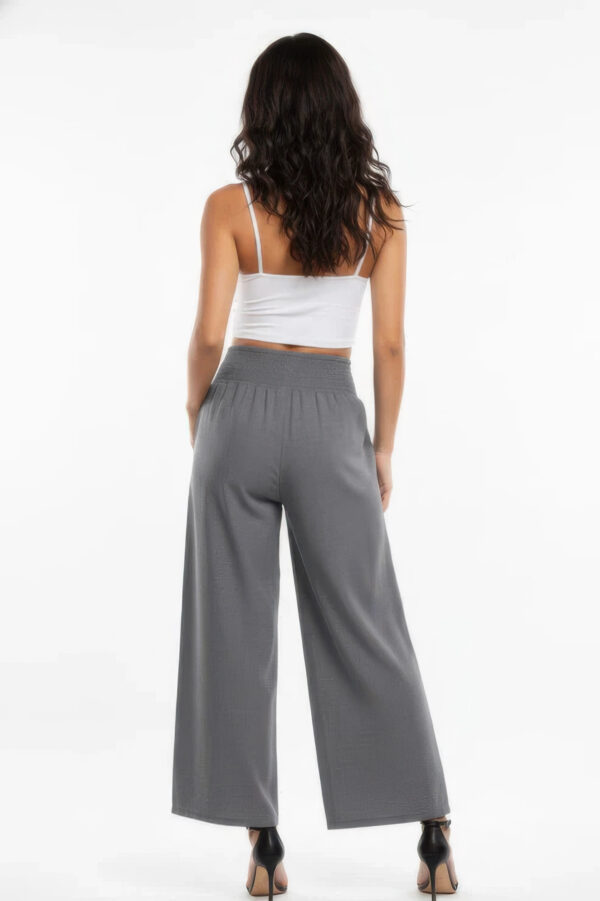 High-Waist Lightweight Wide-Leg Lounge Pants
