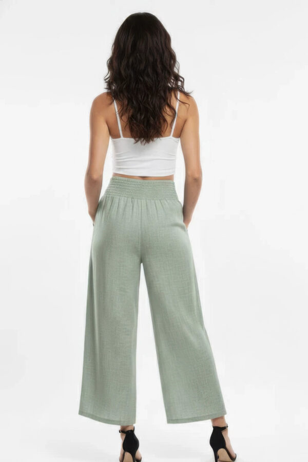 High-Waist Lightweight Wide-Leg Lounge Pants