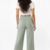 100% Cotton Relaxed Wide-Leg Pants with Side Pockets