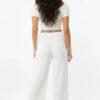 100% Cotton Relaxed Wide-Leg Pants with Side Pockets