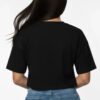 Round-Neck Short Sleeve Crop Top - Minimal Basic