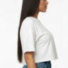 Round-Neck Short Sleeve Crop Top - Minimal Basic