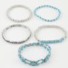 Antique Teardrop Beaded Bracelet - Five-Strand Southwestern