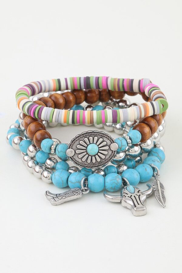 Wild West Multi-Strand Beaded Bracelet – Antique Multi