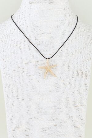 Starfish Wrap Necklace – Polished Sculpted Pendant