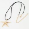 Starfish Wrap Necklace - Polished Sculpted Pendant