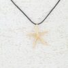 Starfish Wrap Necklace - Polished Sculpted Pendant