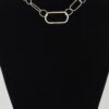 Minimal Link Chain Necklace – Mixed Oval & Round Links