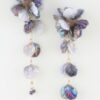 Multi-Petal Drop Earrings - Iridescent Cascade