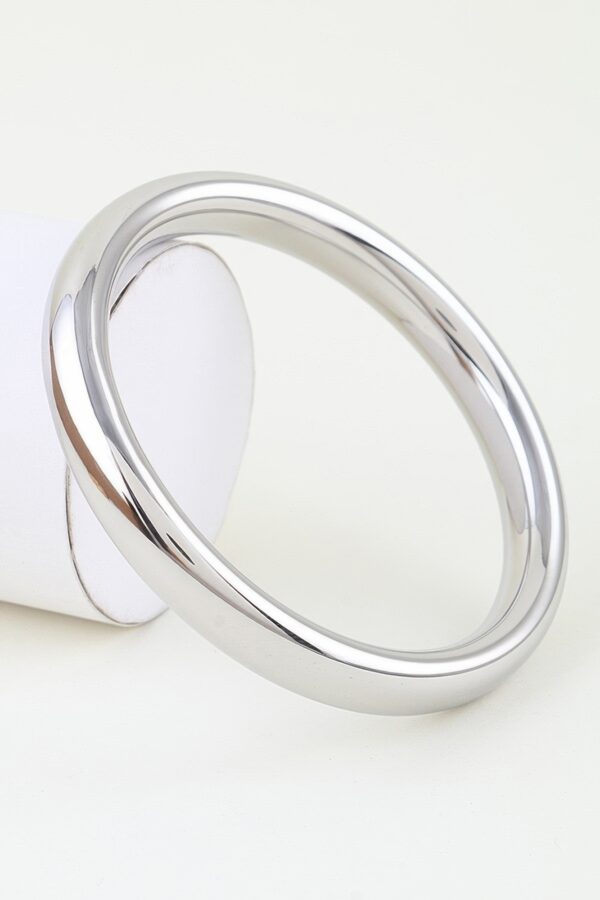 Polished Classic Gold-Tone Bangle Bracelet