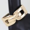 Polished Link Chain Cuff Bracelet - Oversized Links