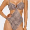Flora Monokini Swimsuit with U-Ring Front