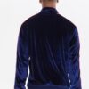 Men's Velour Track Jacket & Pant Set - Side Piping