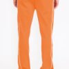 Men's Stacked Flare Pants with White Side Piping