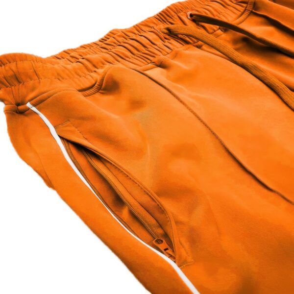 Men's Stacked Flare Pants with White Side Piping