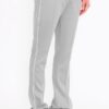Men's Stacked Flare Pants with White Side Piping