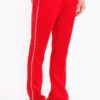Men's Stacked Flare Pants with White Side Piping