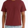 Men's Cropped Cotton T-Shirt - Classic Round Neck