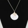 Starfish & Seashell Charm Necklace – Scallop Pendant