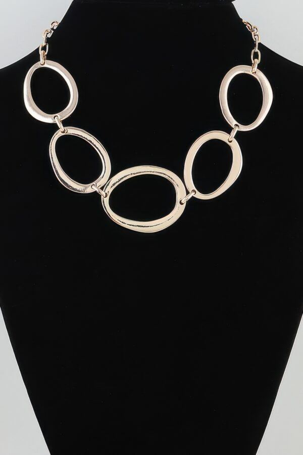 Polished Oval-Link Chain Necklace – 16″ Adjustable
