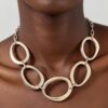 Polished Oval-Link Chain Necklace - 16" Adjustable