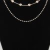 Double-Layer Polished Bead Chain Necklace