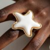 Swimming Star Five-Point Statement Ring