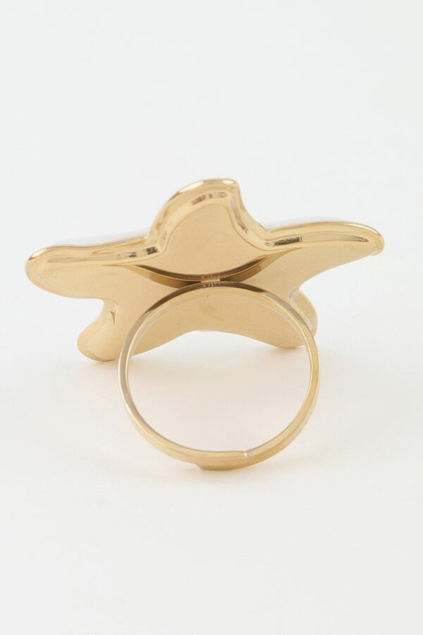 Swimming Star Five-Point Statement Ring