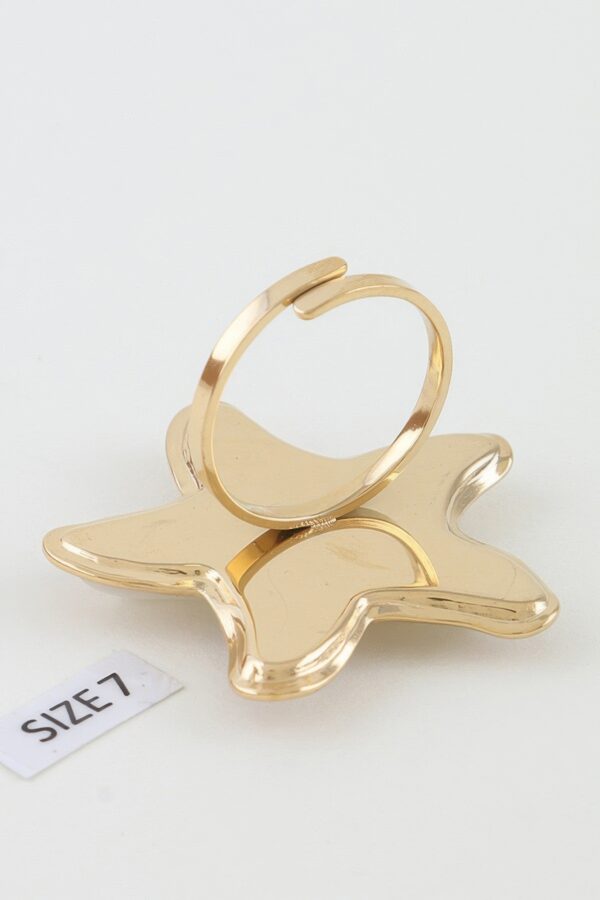 Swimming Star Five-Point Statement Ring