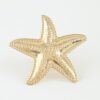 Hammered Starfish Statement Ring - Scale Texture