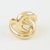 Polished Interloop Statement Ring - Sculptural Loop