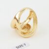Polished Interloop Statement Ring - Sculptural Loop