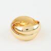 Intertwined Sculptural Polished Band Ring