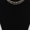 Double-Row Polished Link Choker Necklace