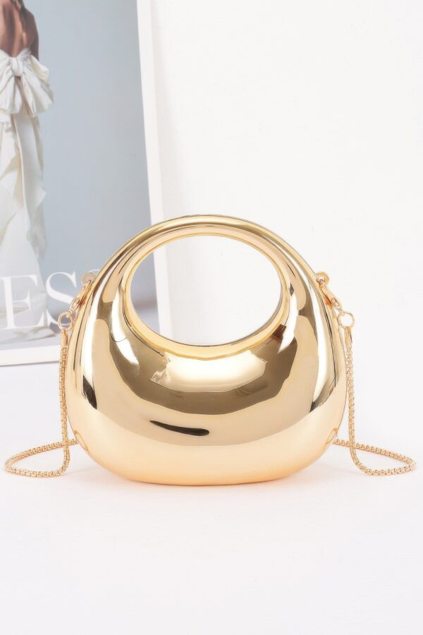 Acrylic Mini Dome Bag with Circular Cutout Handle