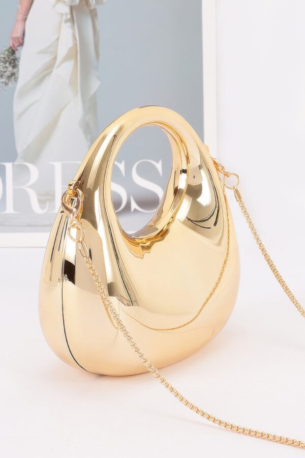 Acrylic Mini Dome Bag with Circular Cutout Handle