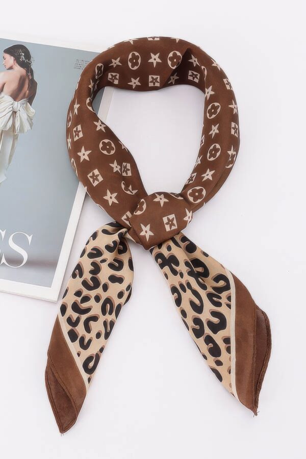 Star & Leopard Multi-Print Bandana