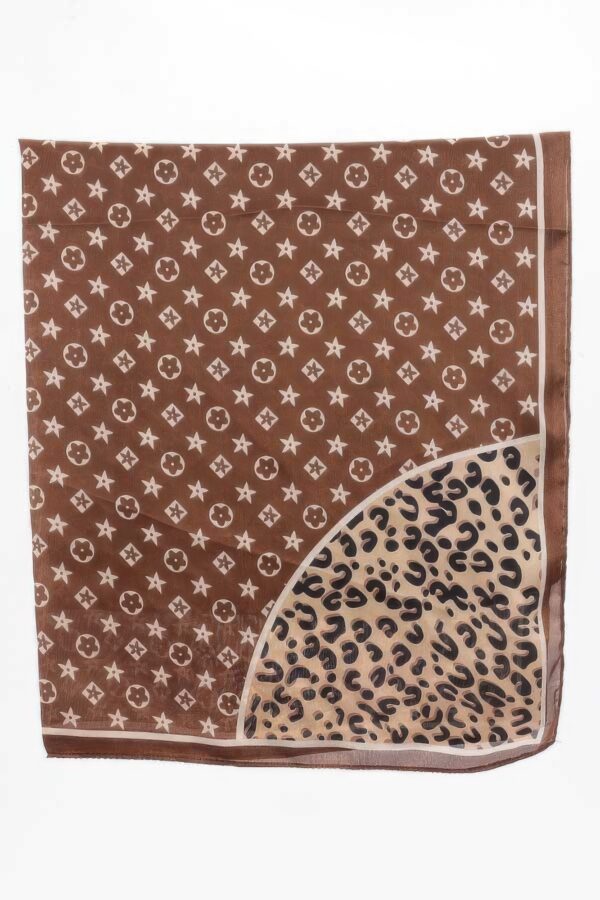 Star & Leopard Multi-Print Bandana