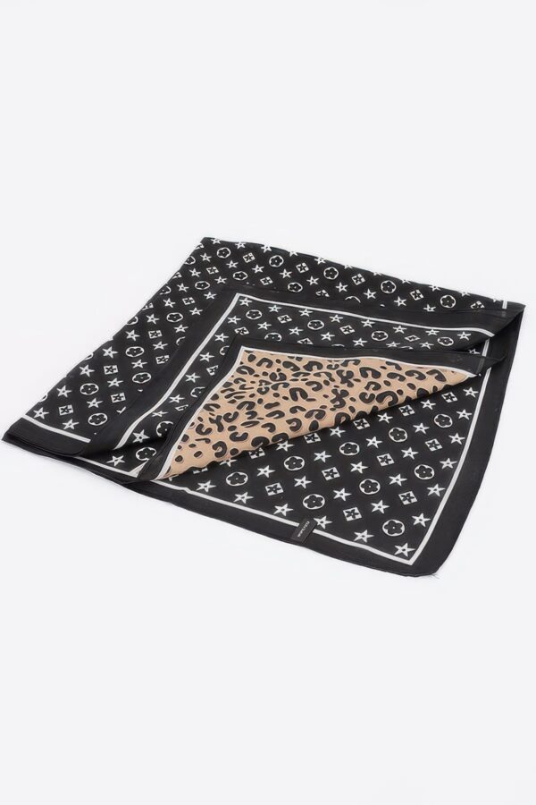 Star & Leopard Multi-Print Bandana