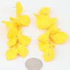 Blossom Petal Drop Earrings - Matte Cascading Design