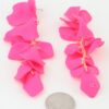 Blossom Petal Drop Earrings - Matte Cascading Design