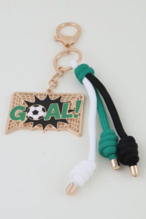 Goal Getter Soccer Bag Charm – Net & Ball Key Chain