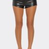 Cheek Chic High-Waist Shorts with Back Cutout