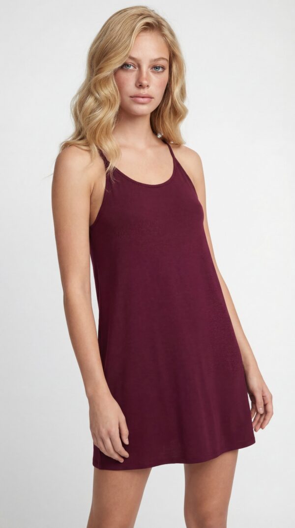 Racerback Nightgown - Adjustable Straps for Lounging