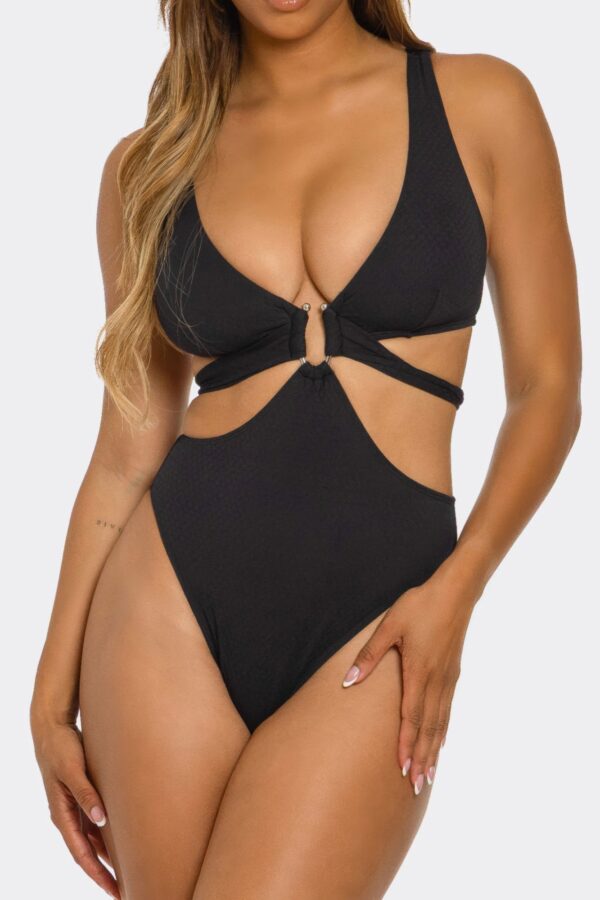 Winnie One-Piece Swimsuit with U-Wire Cutouts