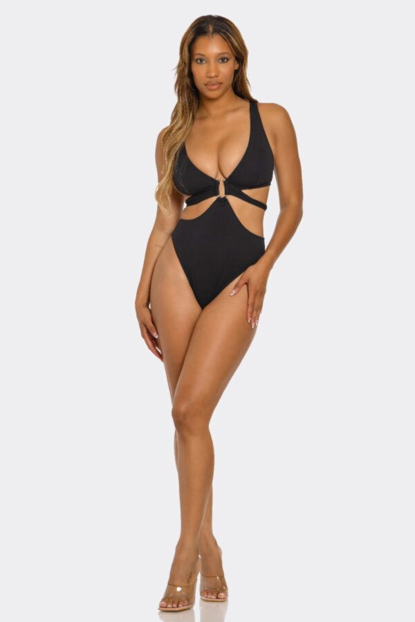 Winnie One-Piece Swimsuit with U-Wire Cutouts