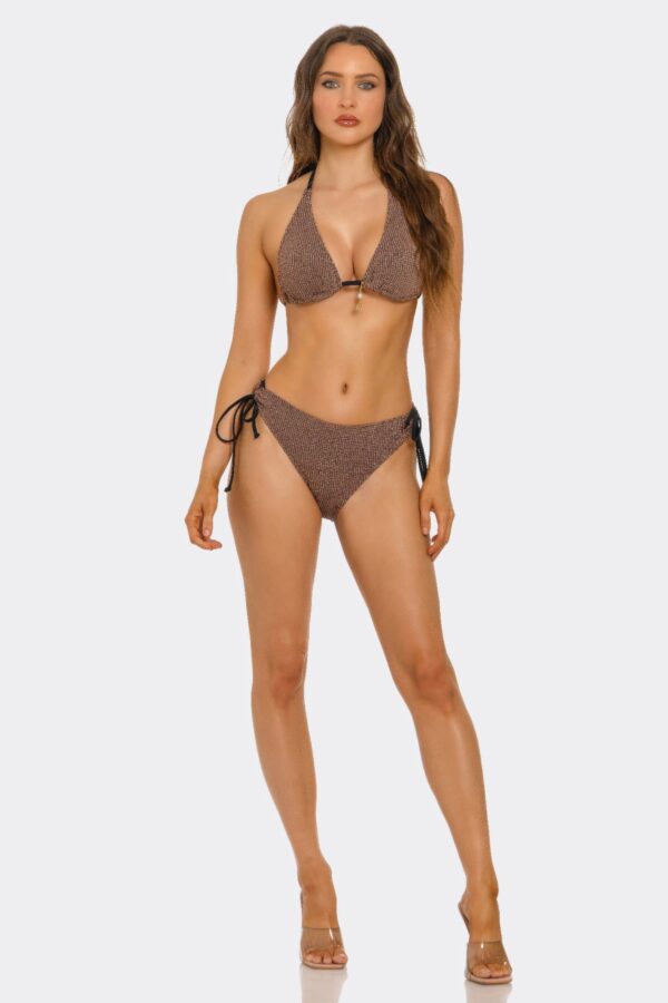 Bronze Babe Bikini - Charm-Accented Low-Rise Two-Piece