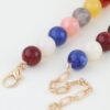 Multicolor Beaded Statement Necklace - Marbled & Translucent