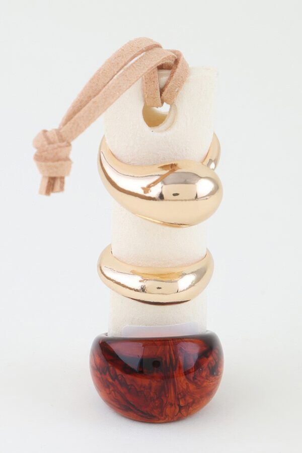 3-Piece Polished Marble-Inspired Ring Set