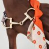 Scarf Wrap Toggle Chain Bracelet - Horsebit Accent
